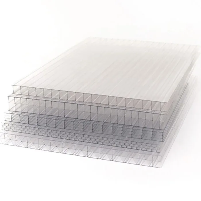 Multiwall Polycarbonate Sheets for B2B Projects | Bakway 8 Clear multiwall polycarbonate hollow sheet for technical datasheet review