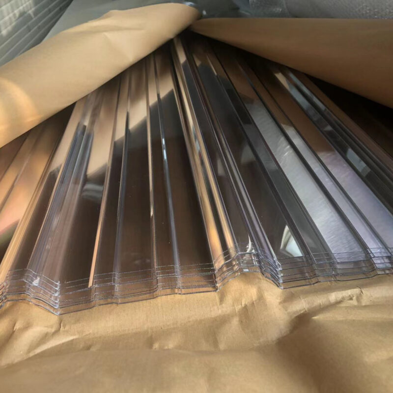 Corrugated Polycarbonate Sheets for B2B Roofing Projects | Bakway 4 Corrugated polycarbonate greenhouse roofing application