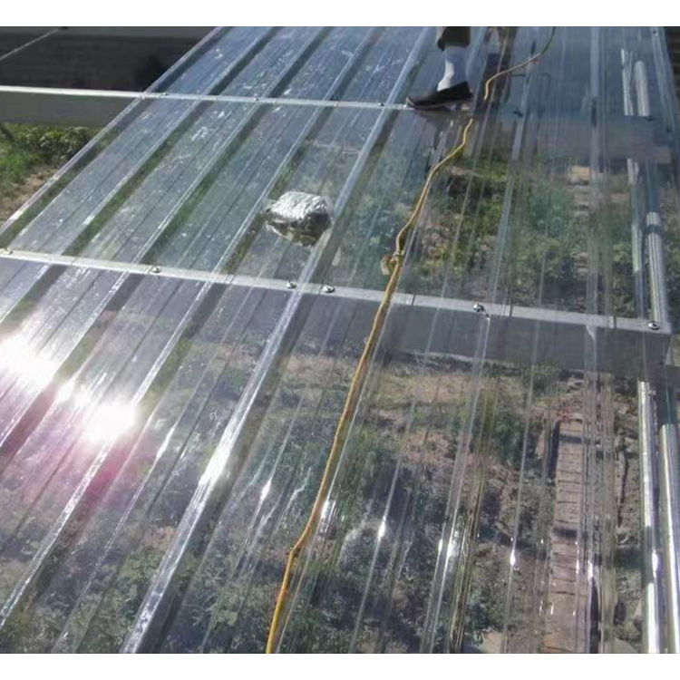 Corrugated Polycarbonate Sheets for B2B Roofing Projects | Bakway 3 Corrugated polycarbonate skylight roof panel application