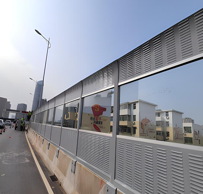 Polycarbonate Sheet for Sound Barriers and Noise Walls 2 Transparent sound barrier and noise wall project with clear sheet panels